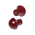 13/16" Diameter Red Plastic Push/Pull Knob 8-32 Thread